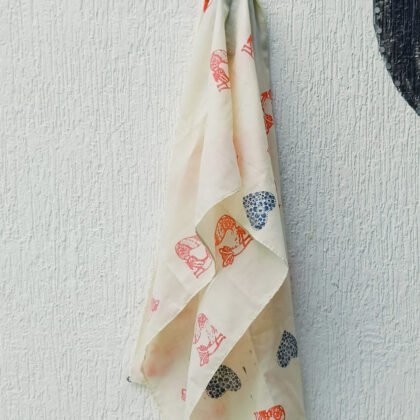 fox print stole