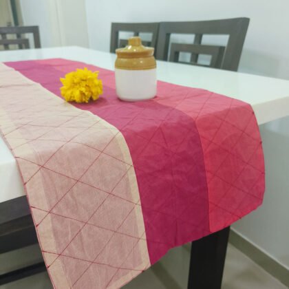 pink organdy runner