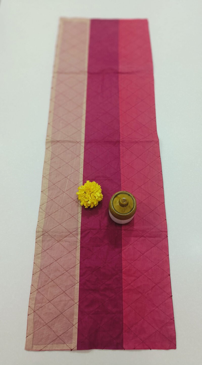 pink organdy runner