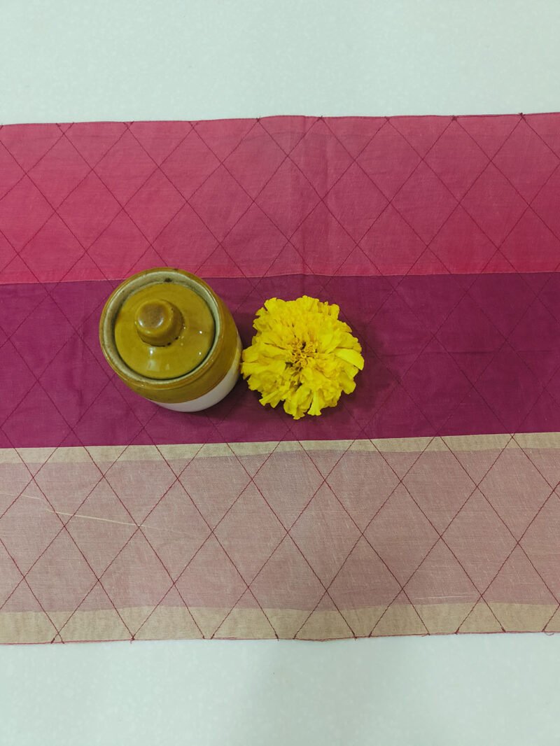 pink organdy runner