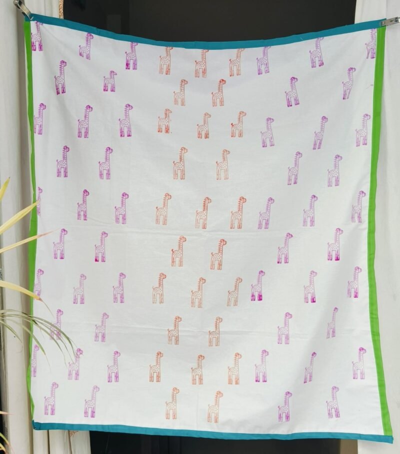 Baby-Blanket-Orange-Giraffe