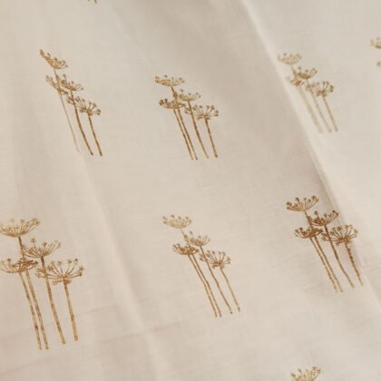 fennel-print yardage