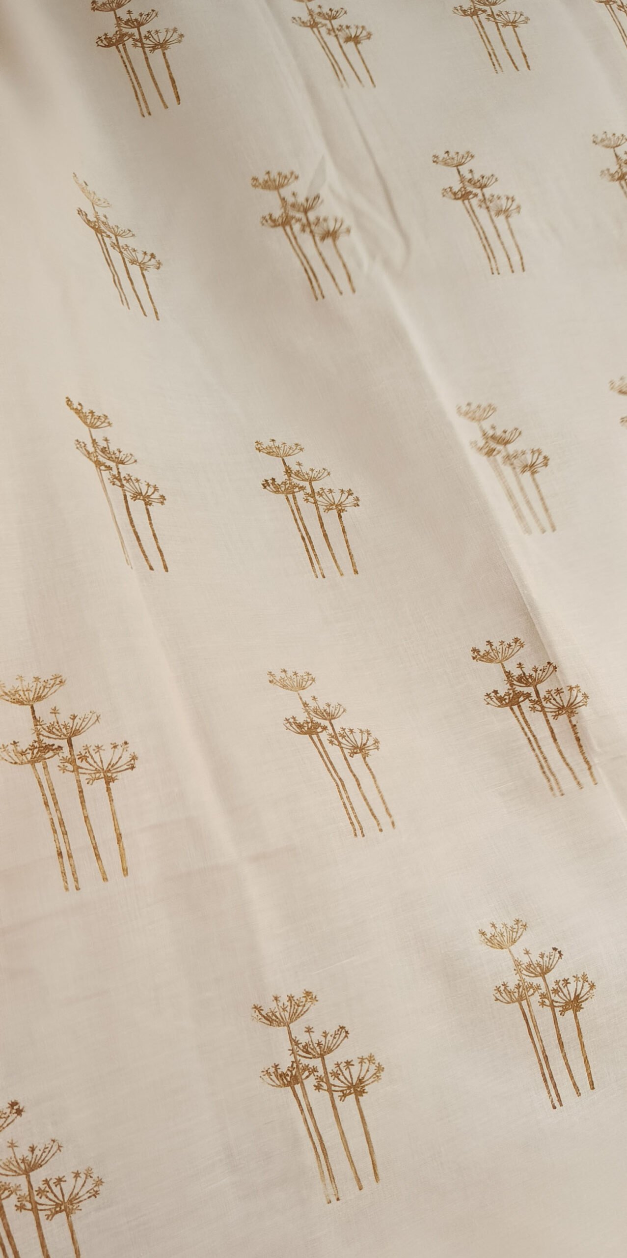 fennel-print yardage