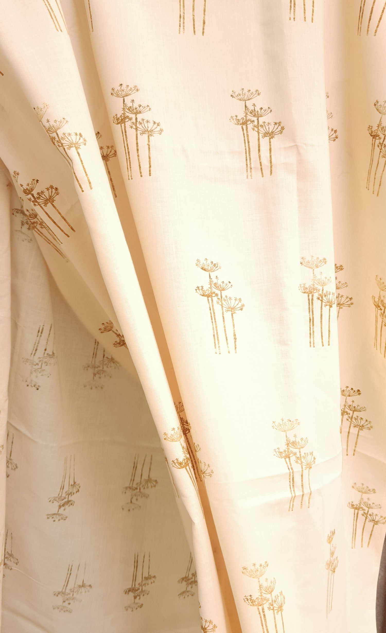fennel-print yardage